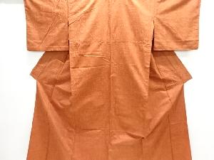 アンティーク　手織り真綿紬単衣着物